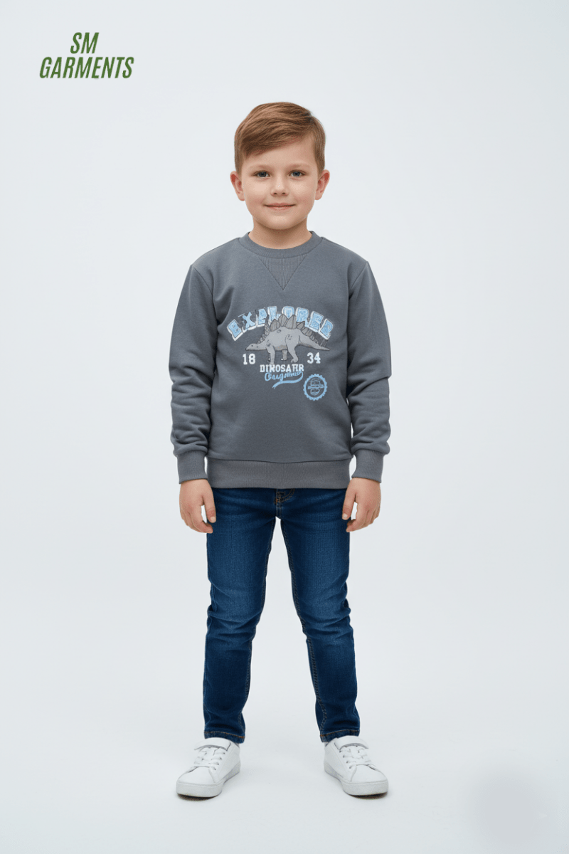 SINSAY BOYS EXPLORER PRINT SWEATSHIRT - Smgarment's