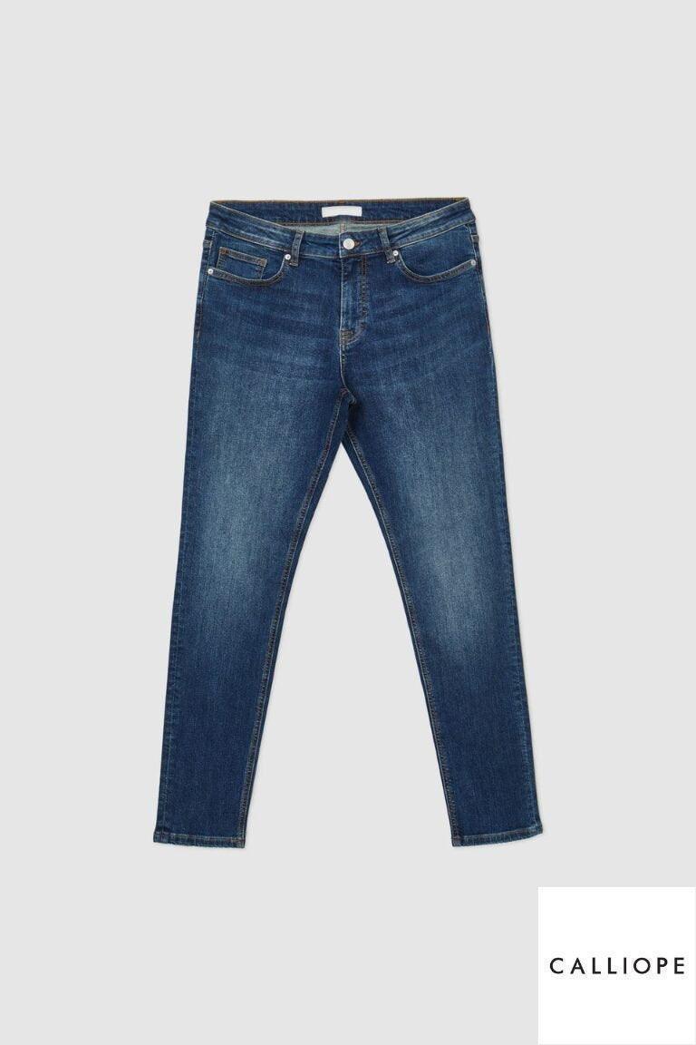 SKINNY JEANS MIDDLE BLUE DENIM - SMgarment's
