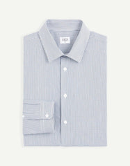 SLIM COTTON BLEND SHIRT - SMgarment's