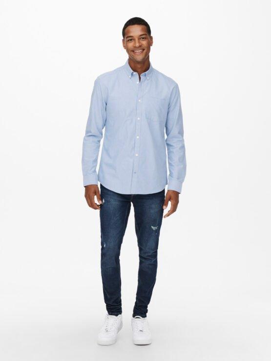 SLIM FIT BUTTON DOWN COLLAR SHIRT - SMgarment's