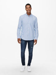 SLIM FIT BUTTON DOWN COLLAR SHIRT - SMgarment's
