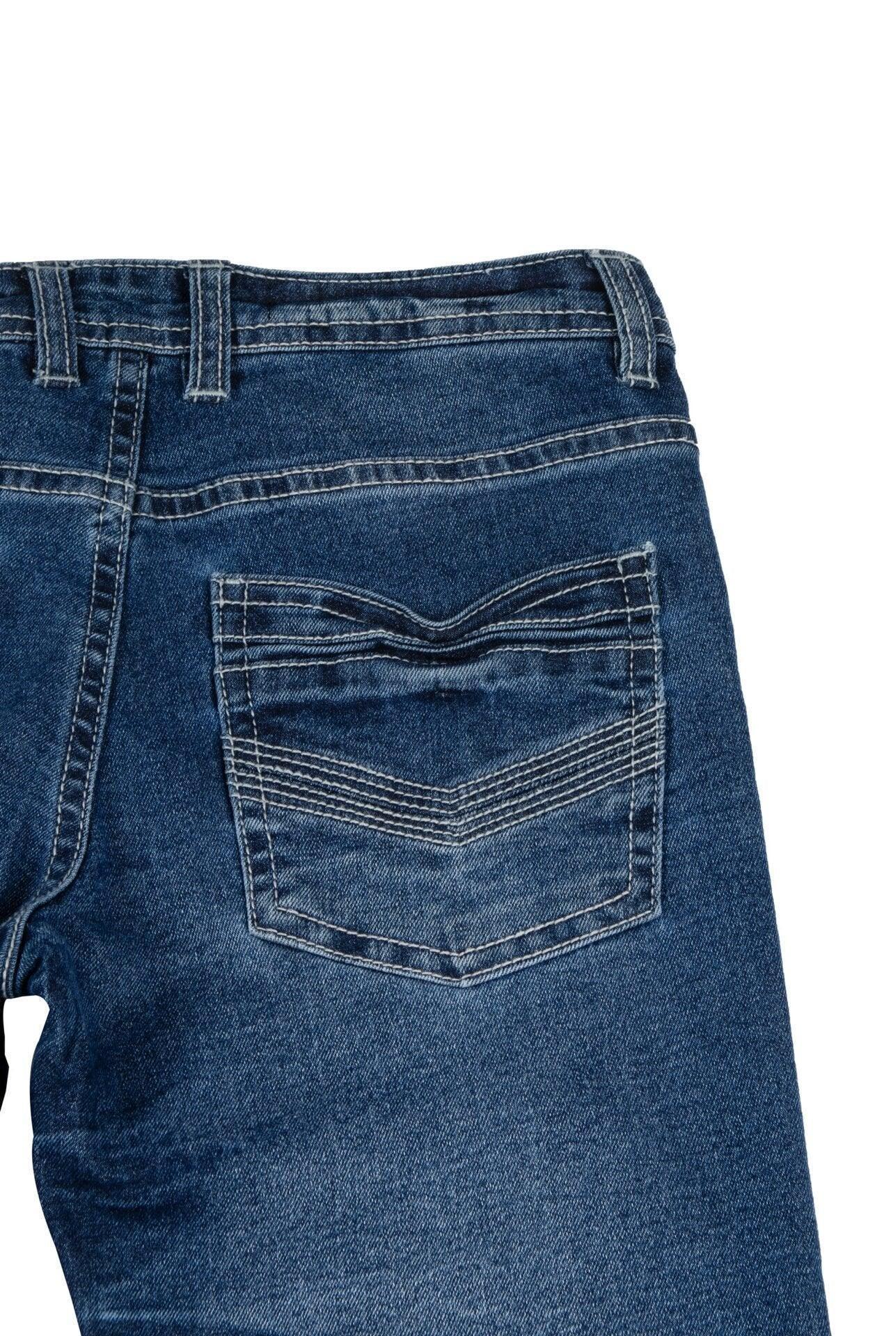 Slim Fit Washed Stretch Denim - SMgarment's