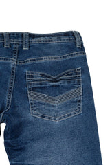 Slim Fit Washed Stretch Denim - SMgarment's