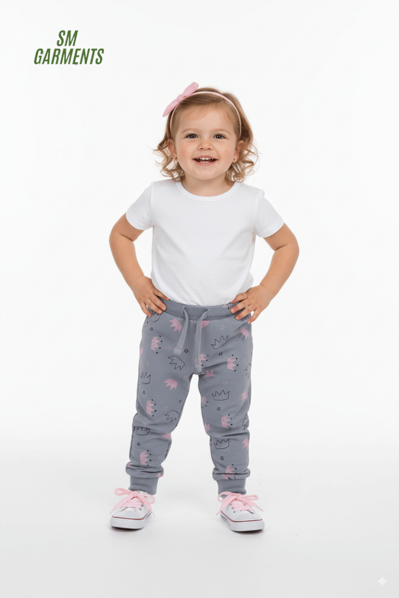 SOOCUTE GIRLS PRINTED TROUSER - Smgarment's