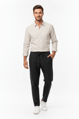 SPLASH MENS LINEN TROUSER PANTS - Smgarment's
