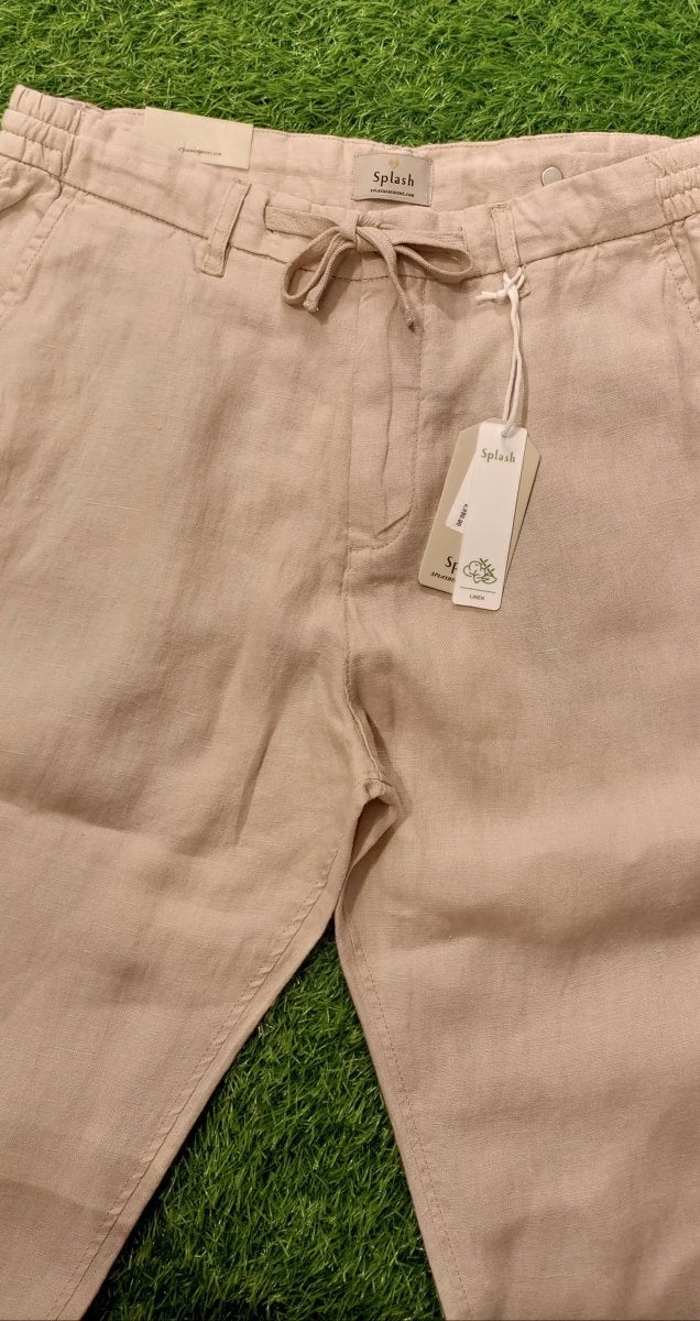 SPLASH MENS LINEN TROUSER PANTS - Smgarment's