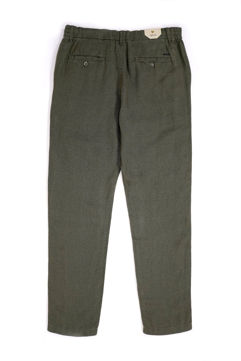 SPLASH MENS LINEN TROUSER PANTS - Smgarment's