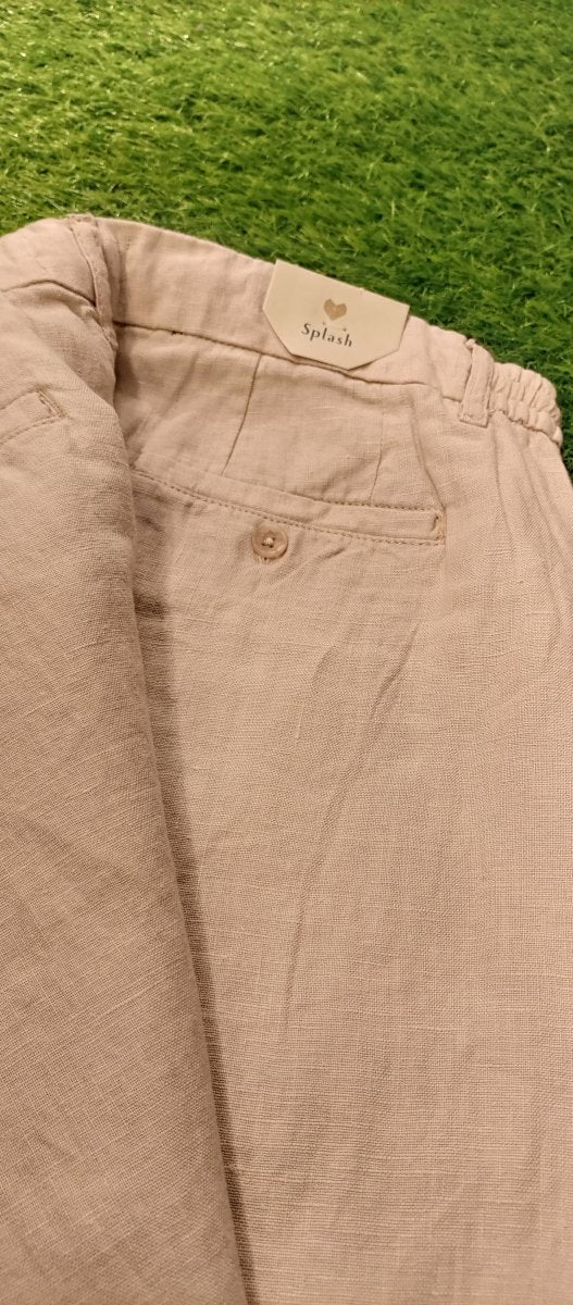 SPLASH MENS LINEN TROUSER PANTS - Smgarment's