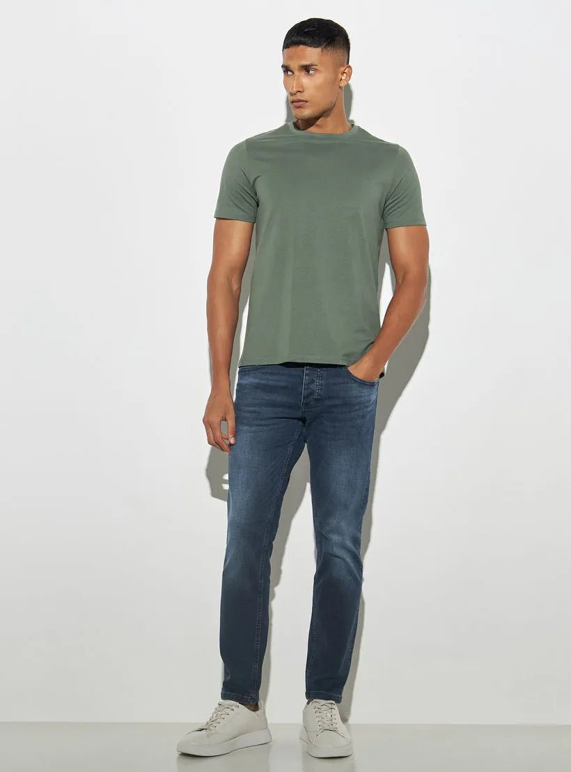 SPLASH Slim Fit Jeans With Pockets - SMgarment's