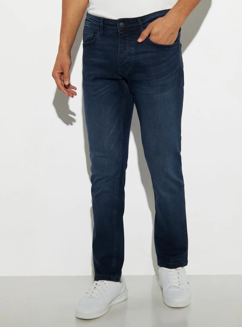 Splash Slim Fit Jeans with Pockets - SMgarment's