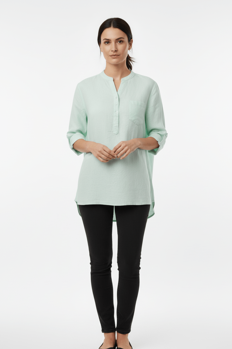 SPLASH WOMENS PLAIN LINEN SHIRT - Smgarment's