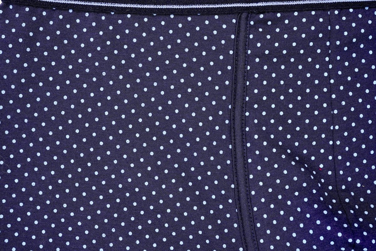 SPRINGFIELD BLUE PATTERNED DOTTED BOXER( ONE PIECE ) - Smgarment's