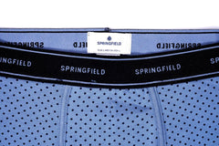 SPRINGFIELD BLUE PATTERNED DOTTED BOXER( ONE PIECE ) - Smgarment's