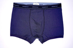 SPRINGFIELD BLUE PATTERNED DOTTED BOXER( ONE PIECE ) - Smgarment's