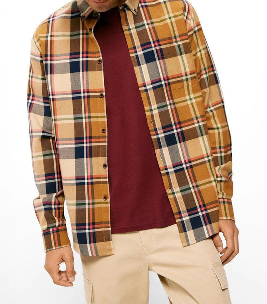 SPRINGFIELD Checkered Shirt - SMgarment's