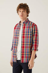 SPRINGFIELD Checkered Shirt - SMgarment's