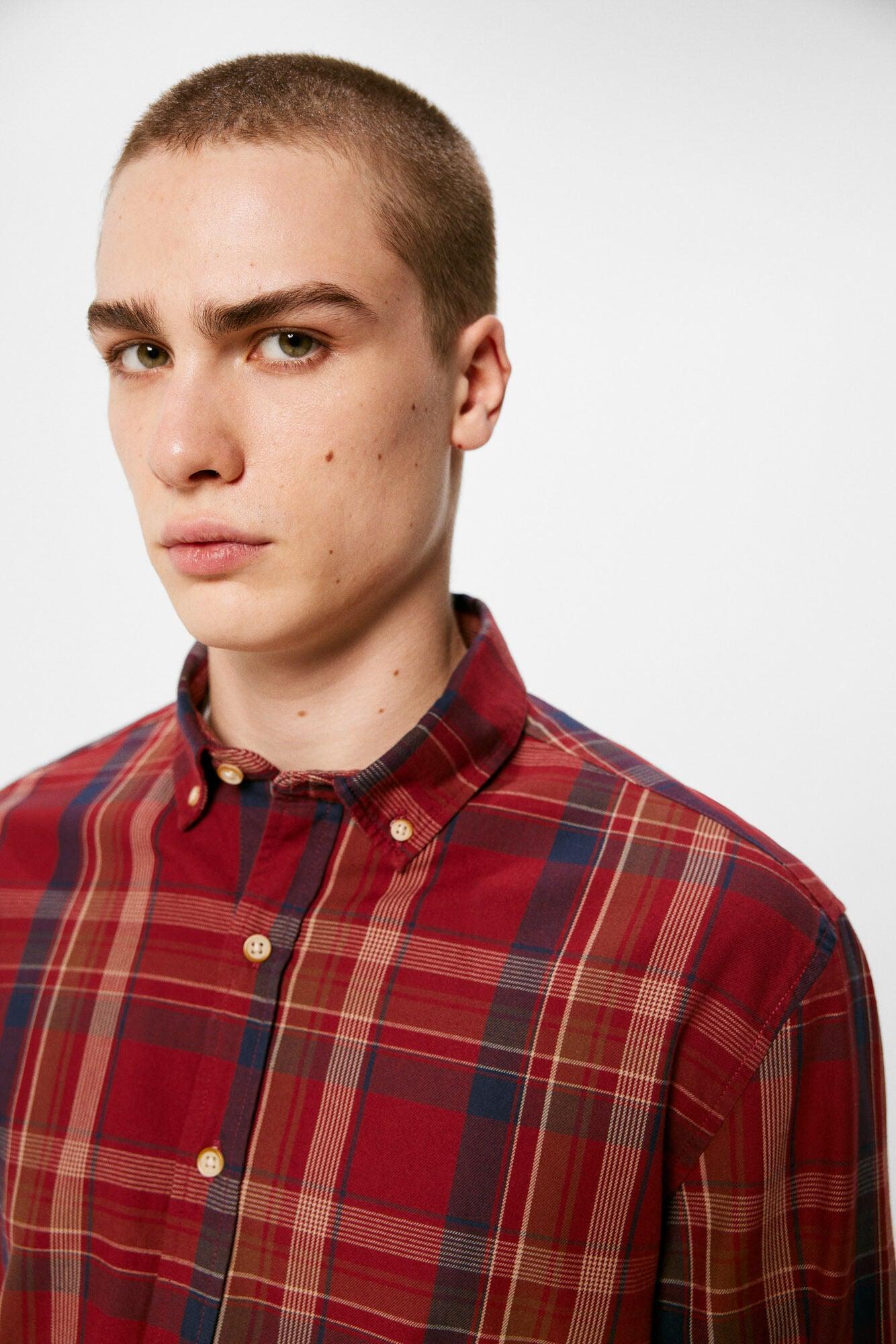 SPRINGFIELD checkered shirt - SMgarment's