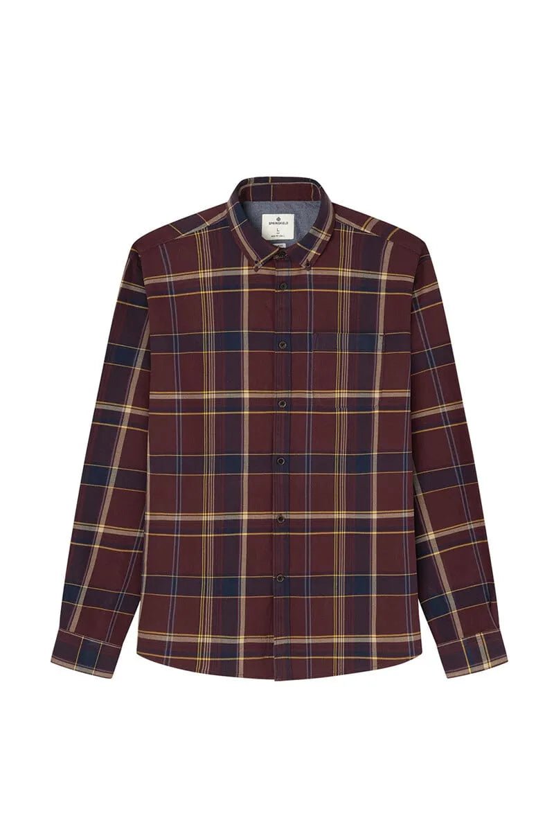 SPRINGFIELD Checkered Shirt - SMgarment's