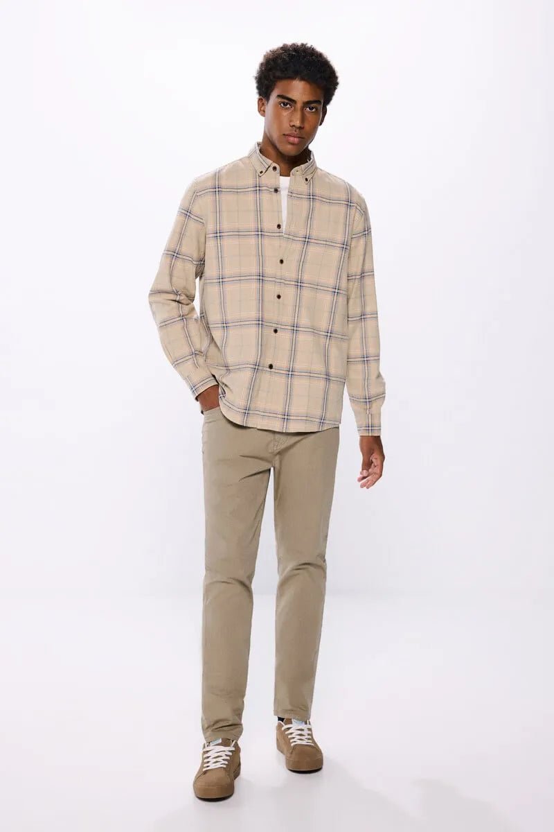 SPRINGFIELD Checkered Shirt - SMgarment's