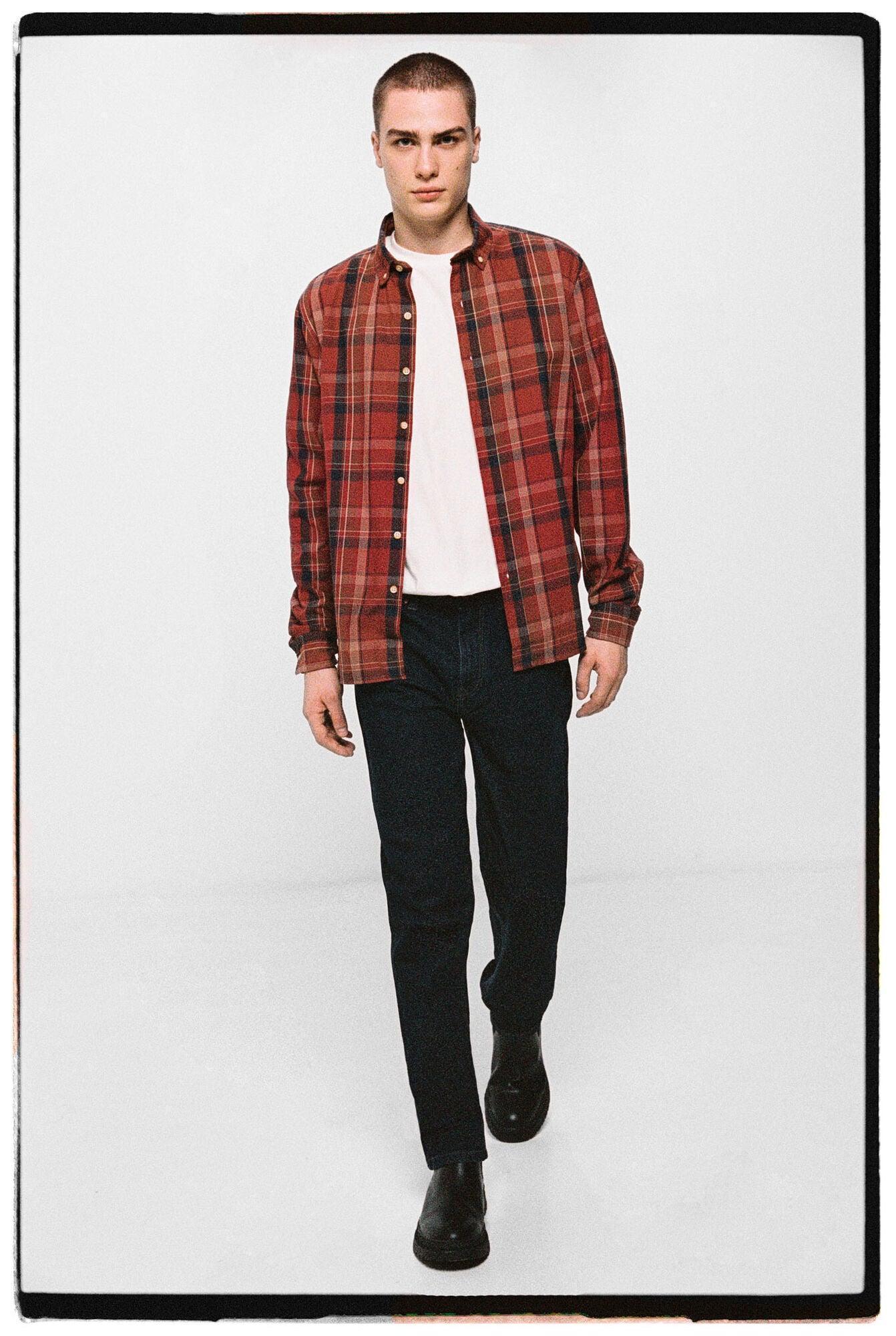 SPRINGFIELD checkered shirt - SMgarment's