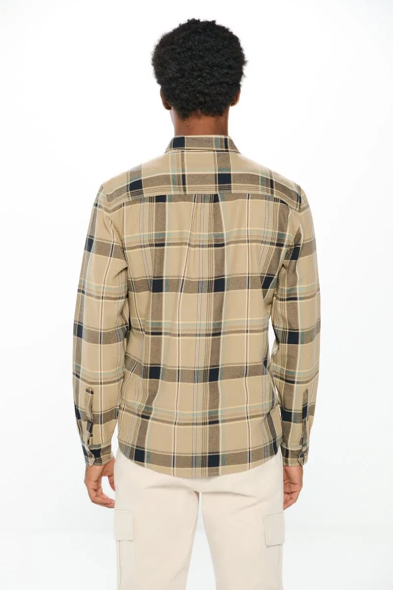 SPRINGFIELD Checkered Shirt - SMgarment's