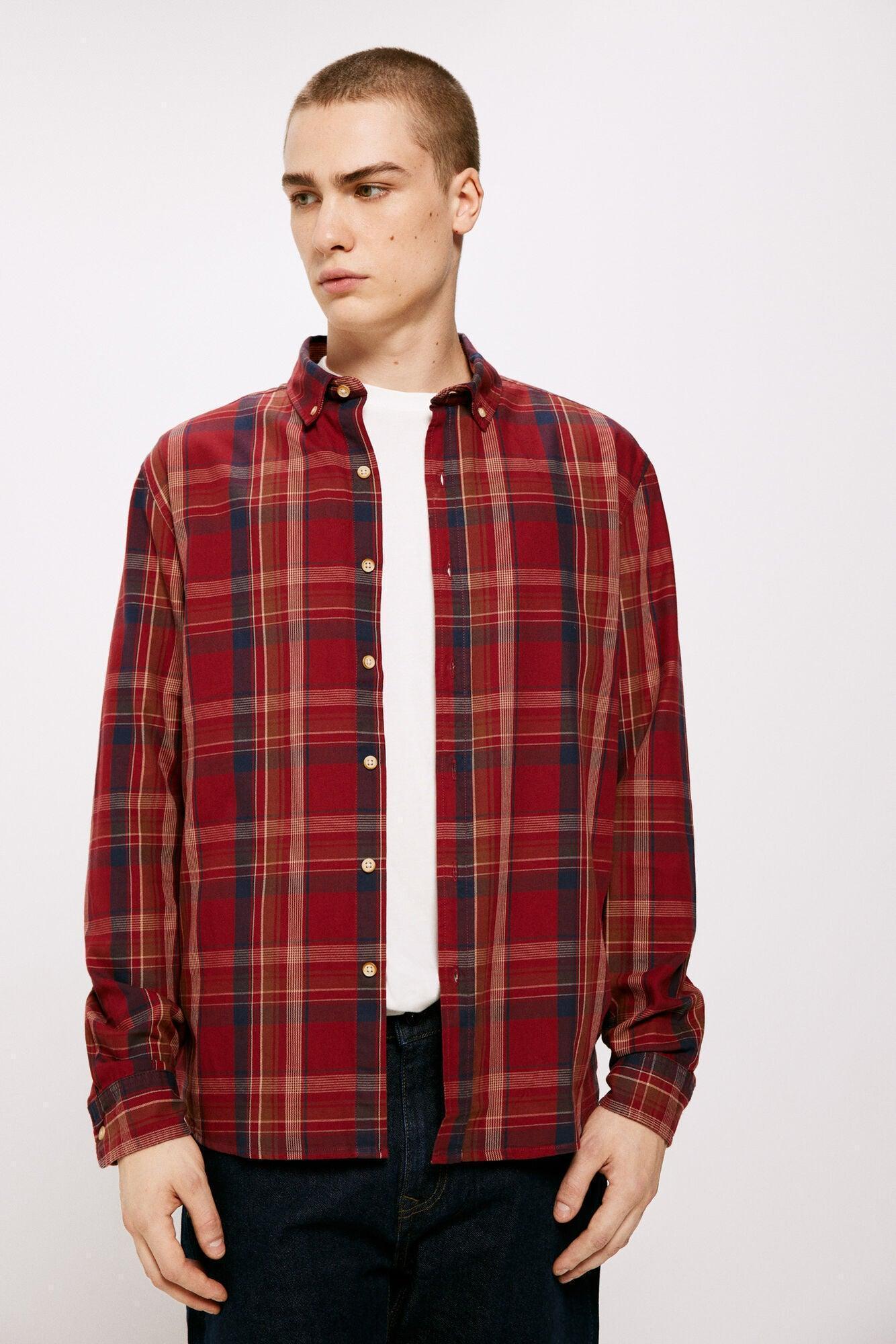 SPRINGFIELD checkered shirt - SMgarment's