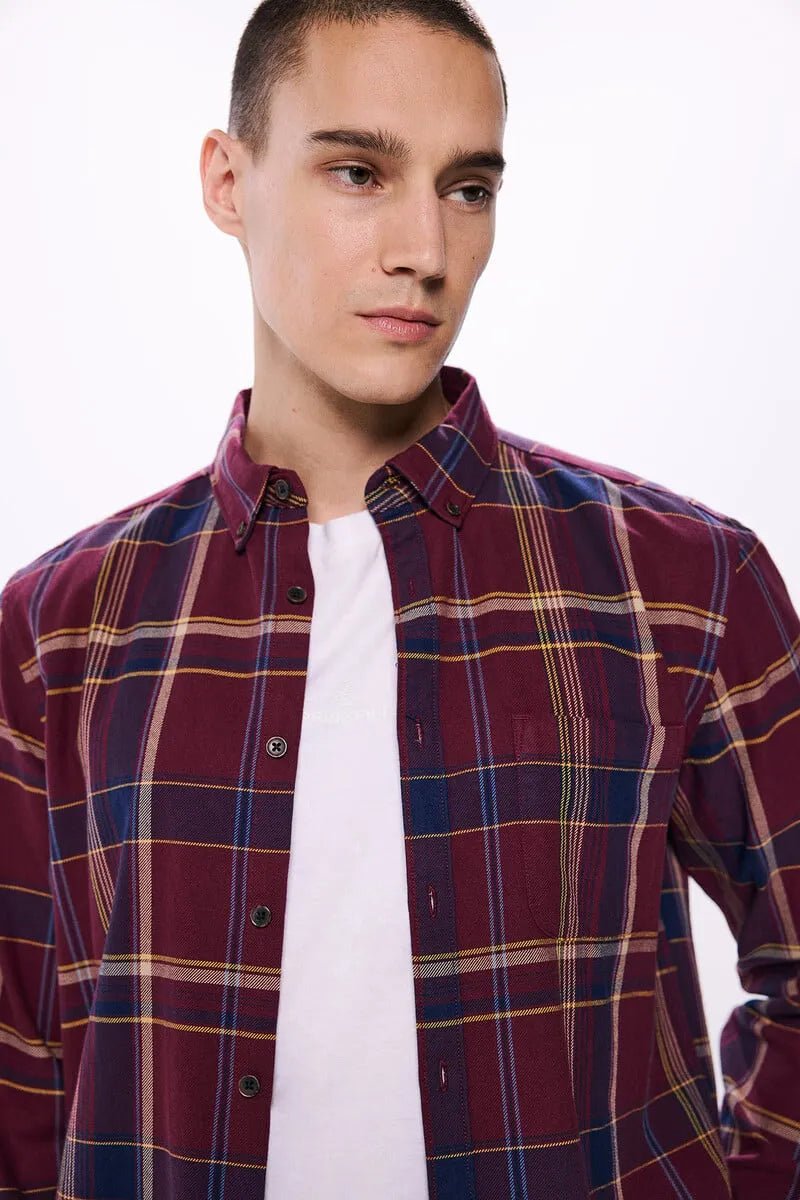 SPRINGFIELD Checkered Shirt - SMgarment's