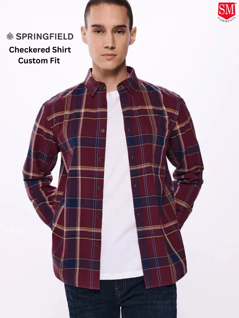 SPRINGFIELD Checkered Shirt - Smgarment's