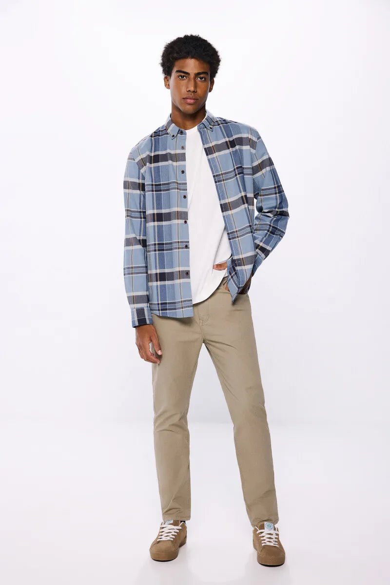 SPRINGFIELD Checkered Shirt - SMgarment's