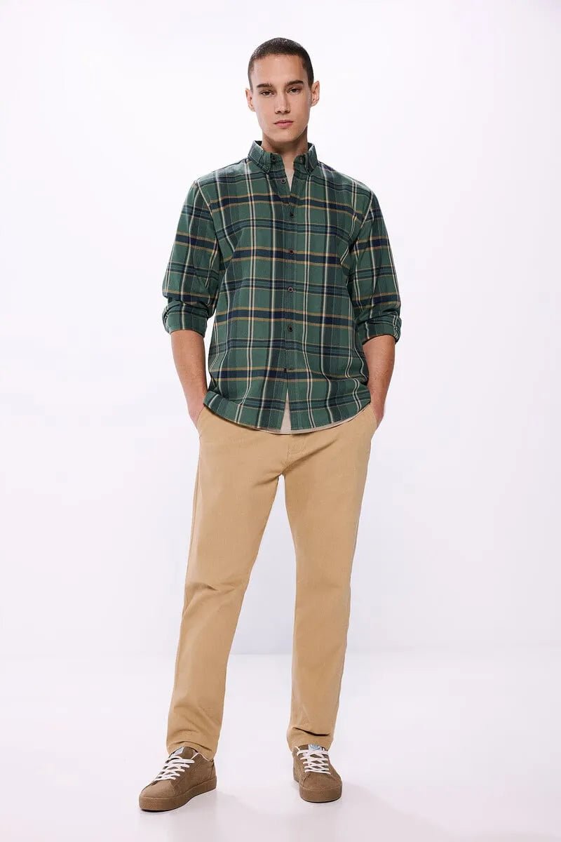 SPRINGFIELD Checkered Shirt - SMgarment's