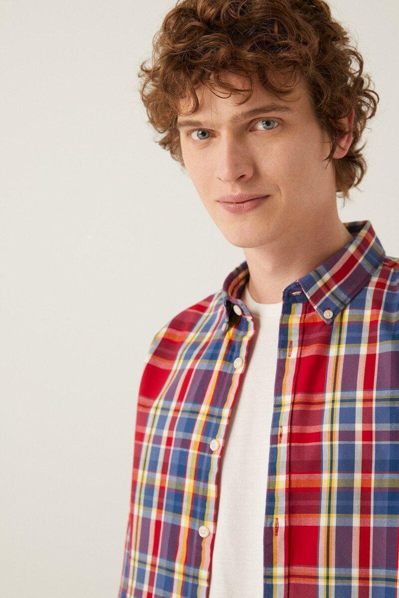 SPRINGFIELD Checkered Shirt - SMgarment's