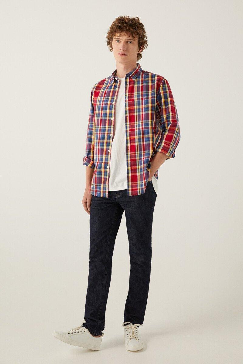 SPRINGFIELD Checkered Shirt - SMgarment's