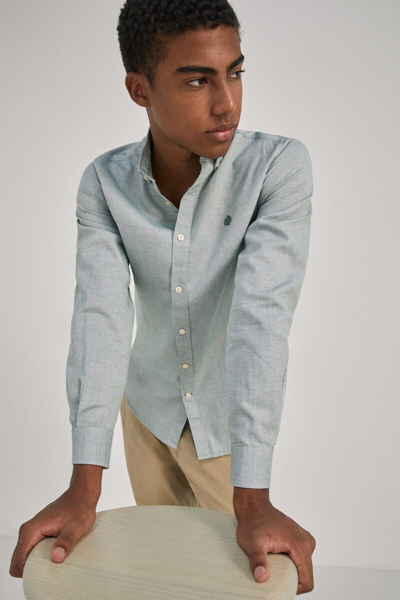 Springfield Color structured shirt - Smgarment's