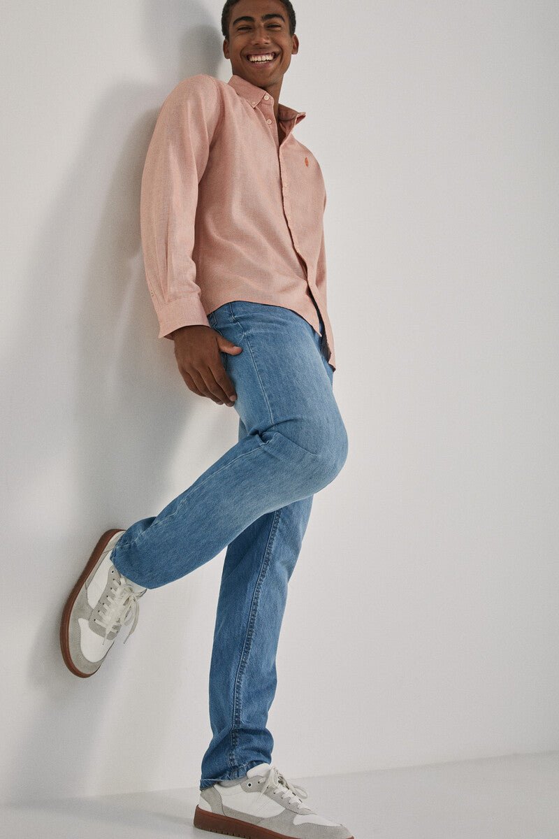 Springfield Color structured shirt - Smgarment's