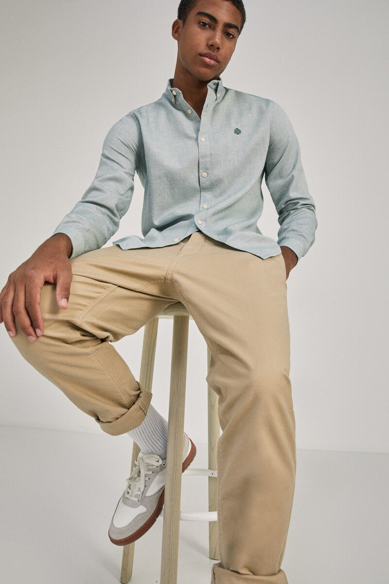 Springfield Color structured shirt - Smgarment's