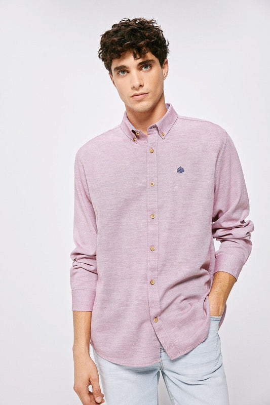 Springfield Color structured shirt - Smgarment's