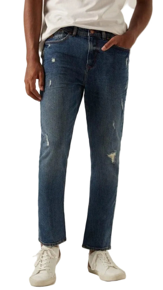 SPF Dark Medium Slim Jeans