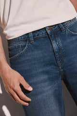 Springfield Dark slim straight jeans - Smgarment's