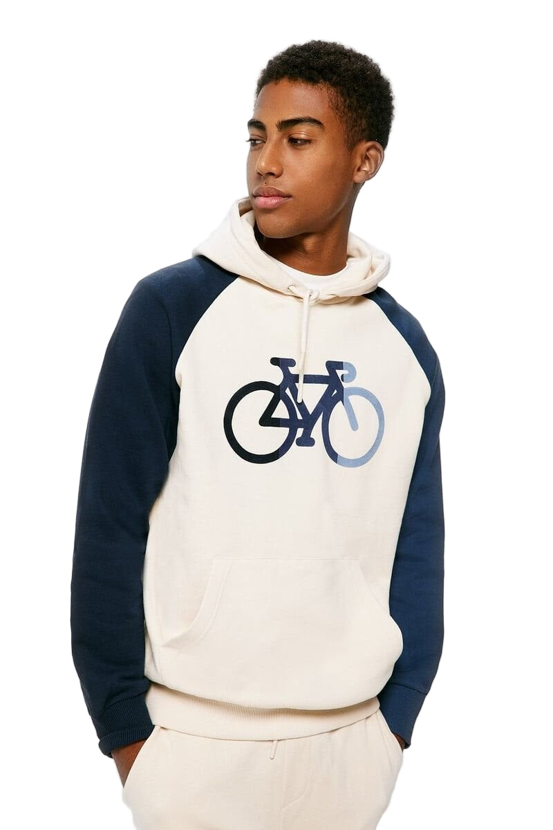 SPRINGFIELD Hoodie With Contrasting Bicycle - Smgarment's