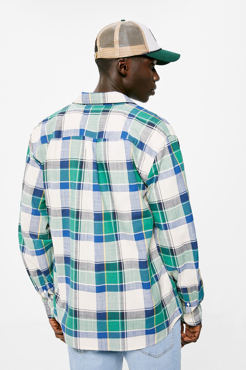 Springfield Light checked shirt - Smgarment's