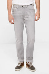 Springfield Lightweight distressed dark wash slim fit jeans - Smgarment's