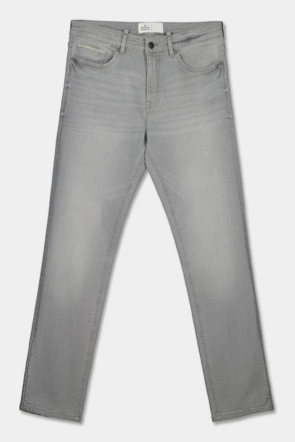 Springfield Lightweight distressed dark wash slim fit jeans - Smgarment's