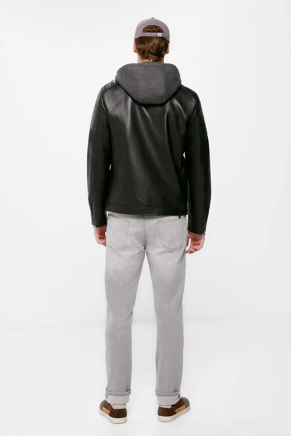 Springfield Lightweight distressed dark wash slim fit jeans - Smgarment's