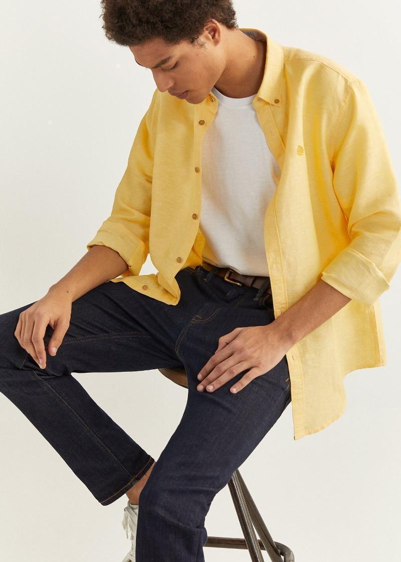 SPRINGFIELD LINEN SHIRT - Smgarment's