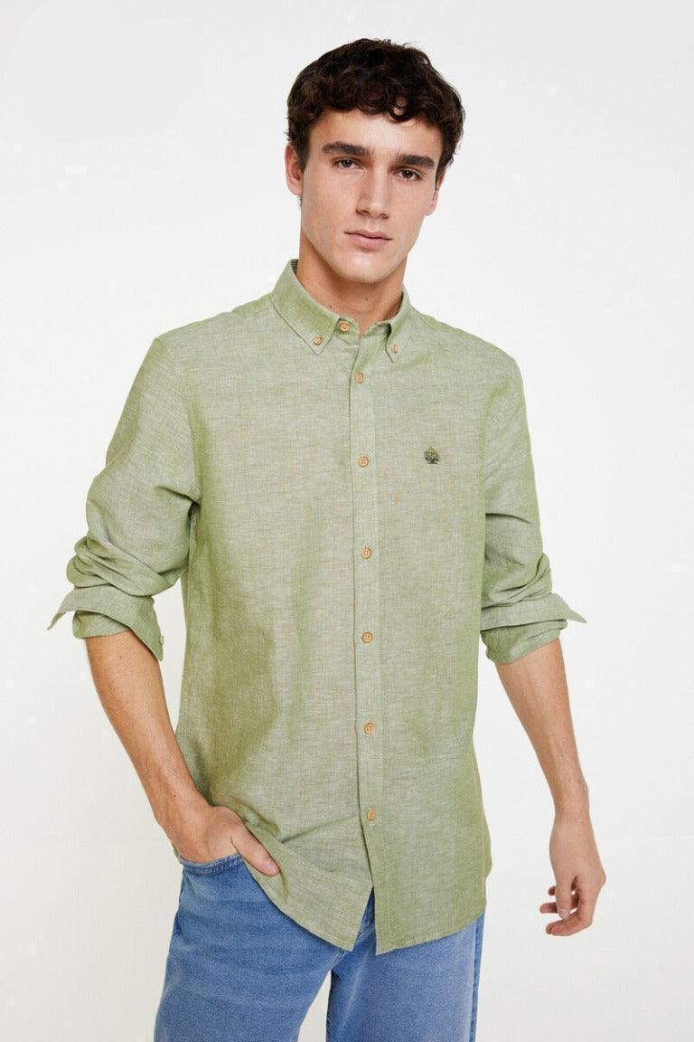 SPRINGFIELD LINEN SHIRT - Smgarment's