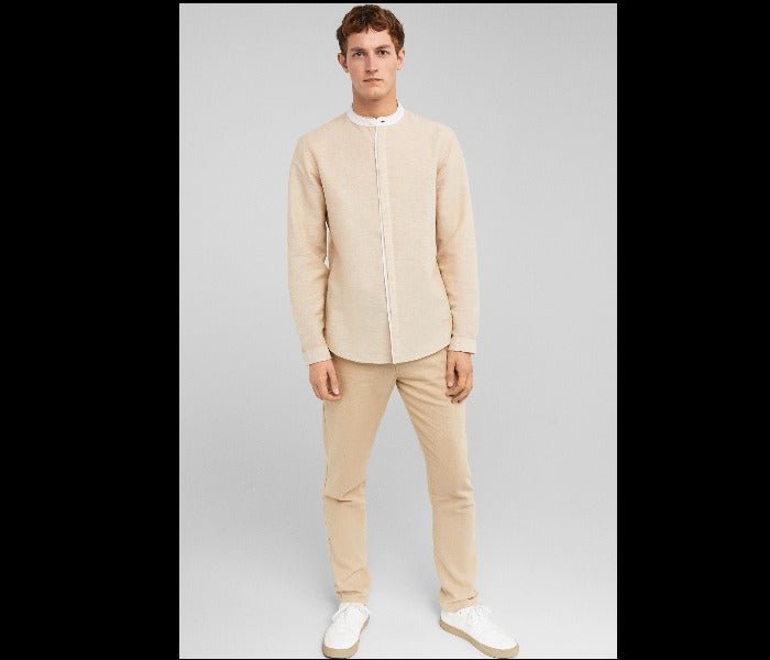Springfield Linen Shirt for Men - Beige - Smgarment's