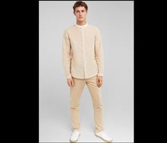 Springfield Linen Shirt for Men - Beige - Smgarment's