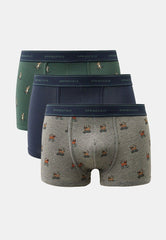SPRINGFIELD MENS CAT PRINT BOXER - Smgarment's