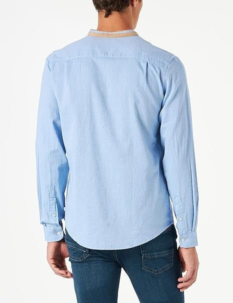 Springfield Men's Mao Suede Collar Shirt - Smgarment's