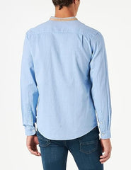 Springfield Men's Mao Suede Collar Shirt - Smgarment's